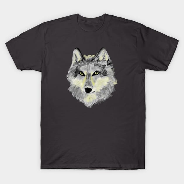 Wolf Head T-Shirt by Storyfeather